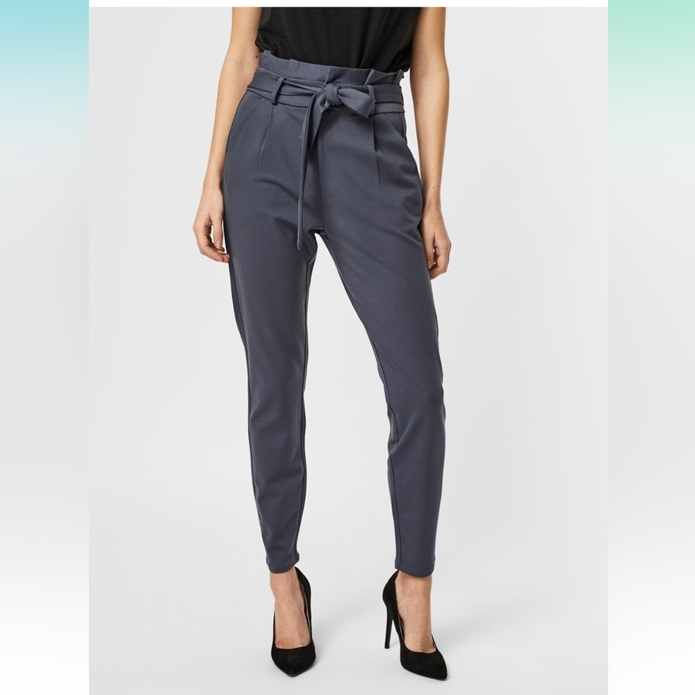 High Rise belted trouser